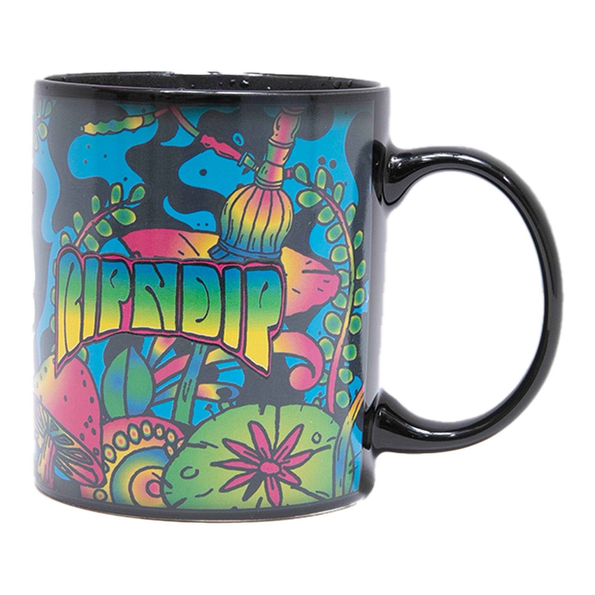 RIPNDIP Psychedelic Heat Changing Mug (Black)