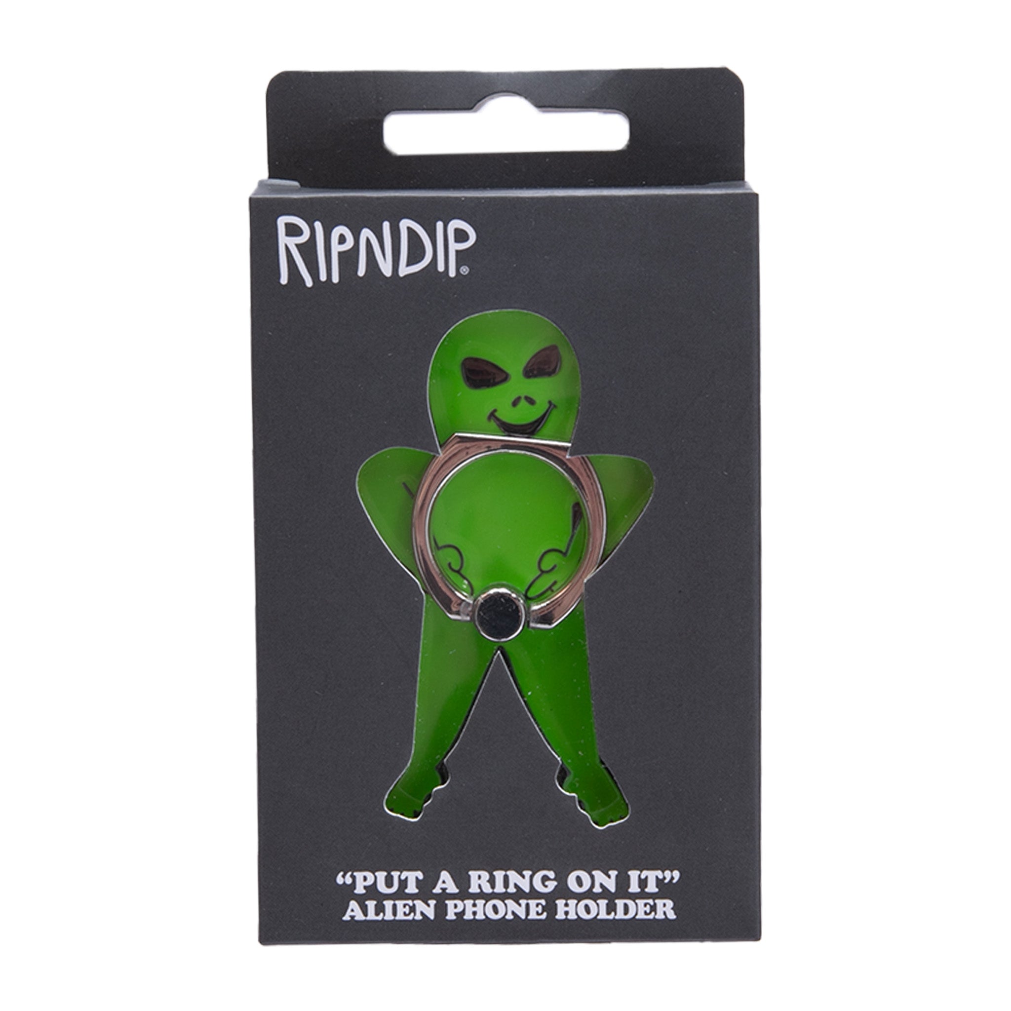 RIPNDIP Lord Alien Ring Phone Holder (Green)