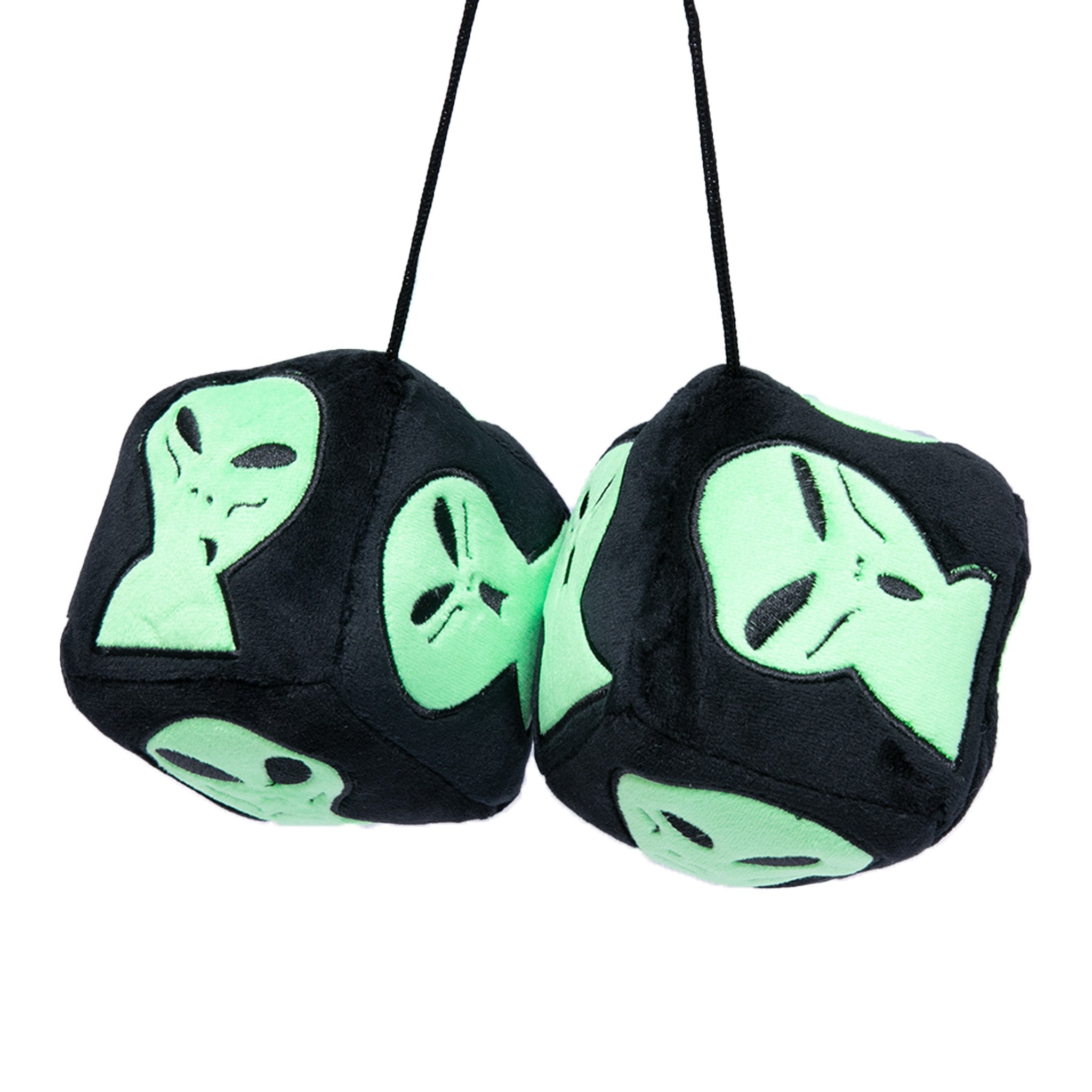 RIPNDIP We Out Here Fuzzy Dice (Black)