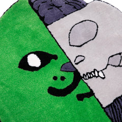 RIPNDIP R Nerm Ã†-09 Anatomy Rug (Green/Purple)- 6ft