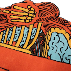 RIPNDIP Devil Anatomy Rug (Red)- 6ft