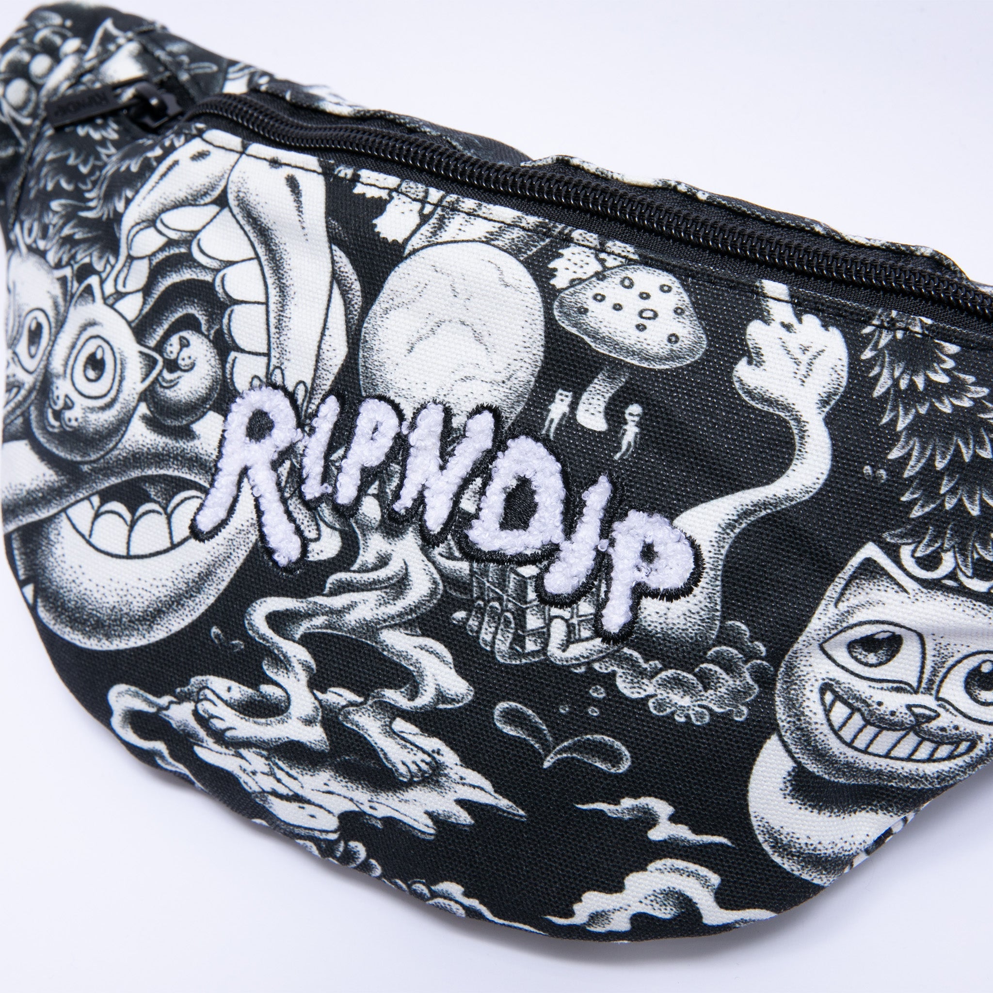 RIPNDIP Dark Twisted Fantasy Fanny Pack (Black/White)