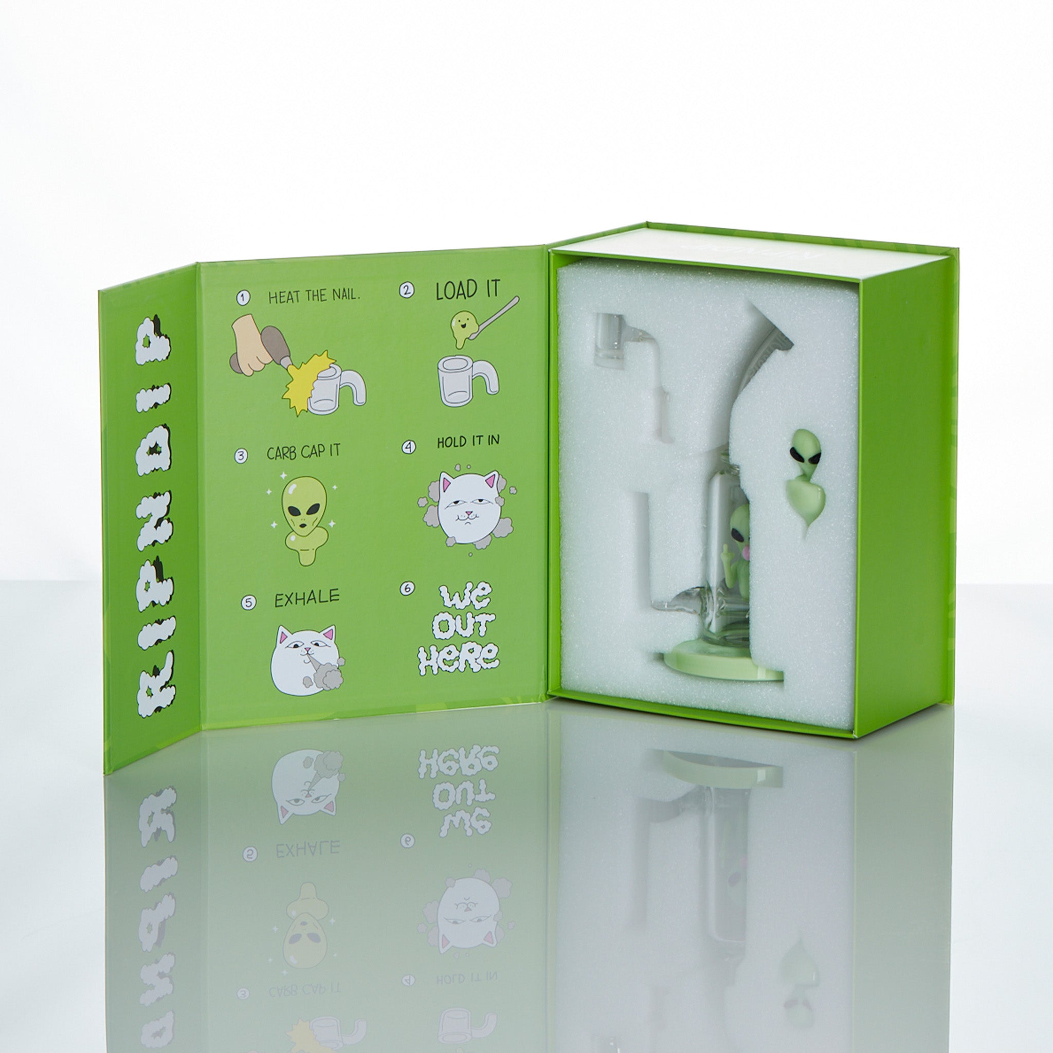 RIPNDIP We Out Here Mini Rig (Green)