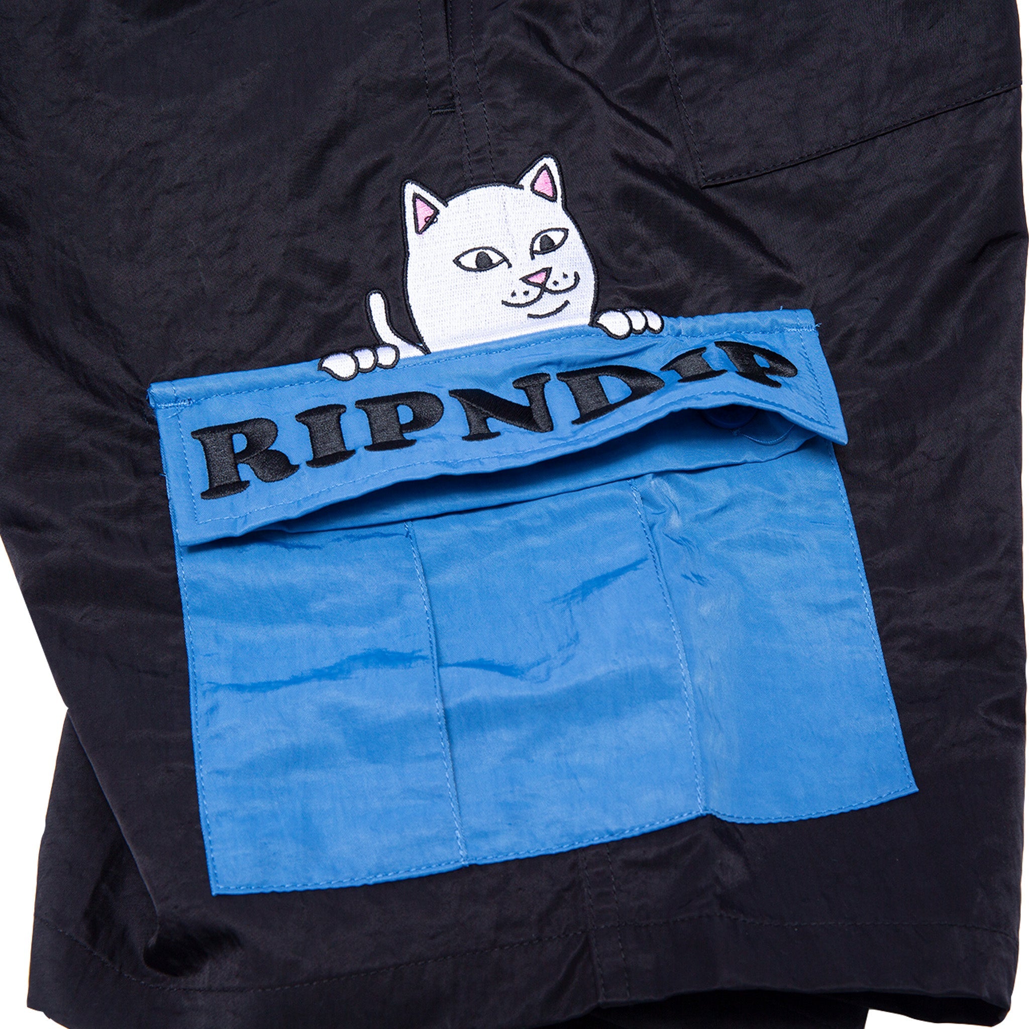 RIPNDIP Beverly Nylon Cargo Shorts (Blue)
