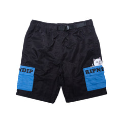 RIPNDIP Beverly Nylon Cargo Shorts (Blue)