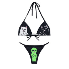 RIPNDIP Whole Gang 2pc Bikini Set (Black)
