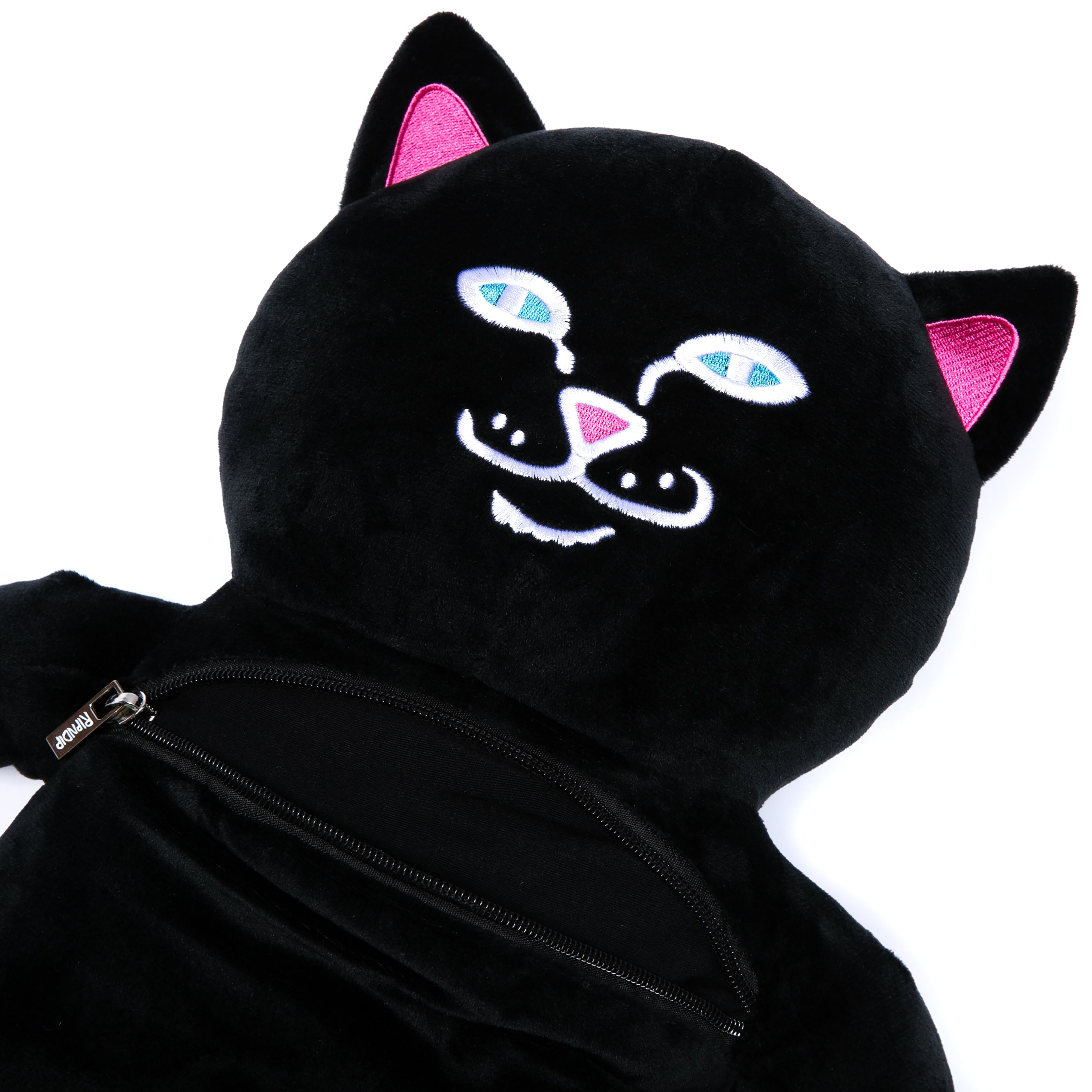 RIPNDIP Lord Jermal Plush Backpack  (Black)