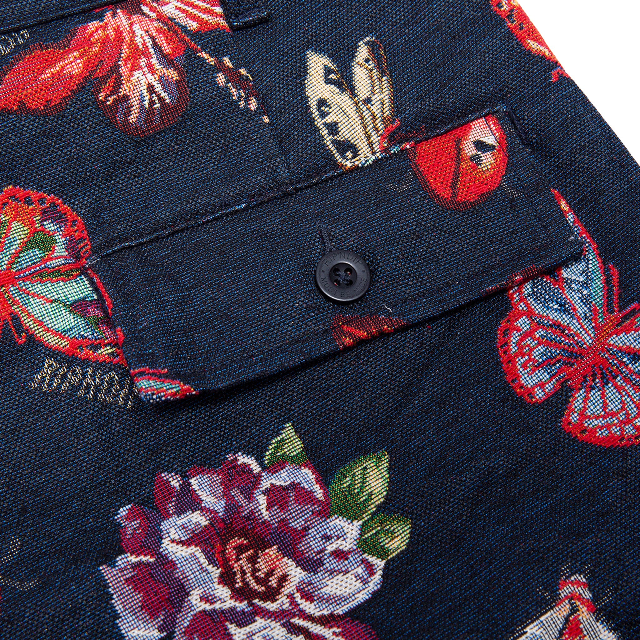 RIPNDIP Monarch Butterfly Shorts (Black)