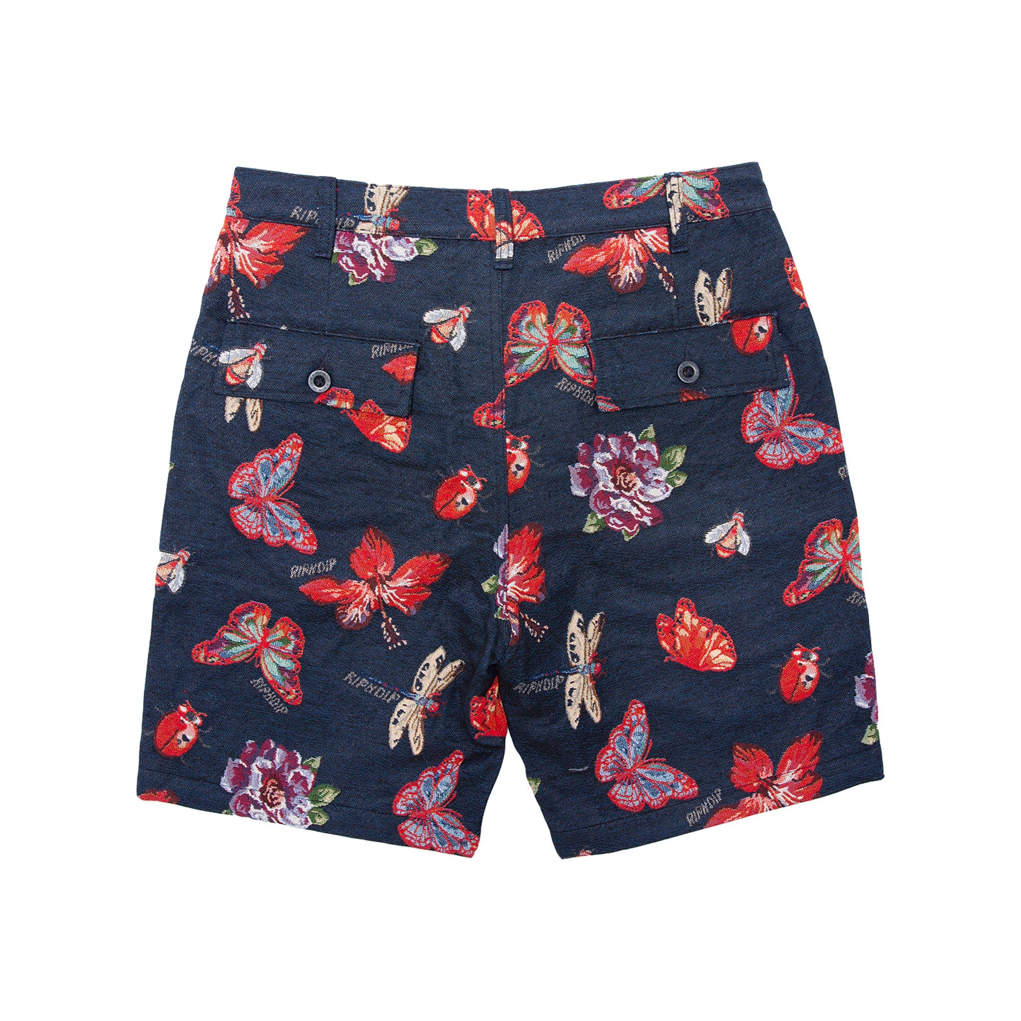 RIPNDIP Monarch Butterfly Shorts (Black)