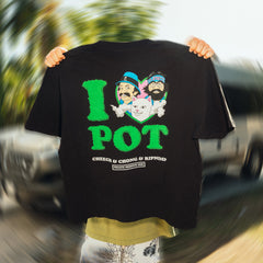 RIPNDIP I <3 Pot Tee (Black)