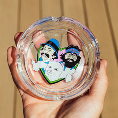 RIPNDIP I <3 Pot Ashtray (Clear)