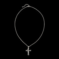 RIPNDIP Chrome Kitty Necklace (Silver)