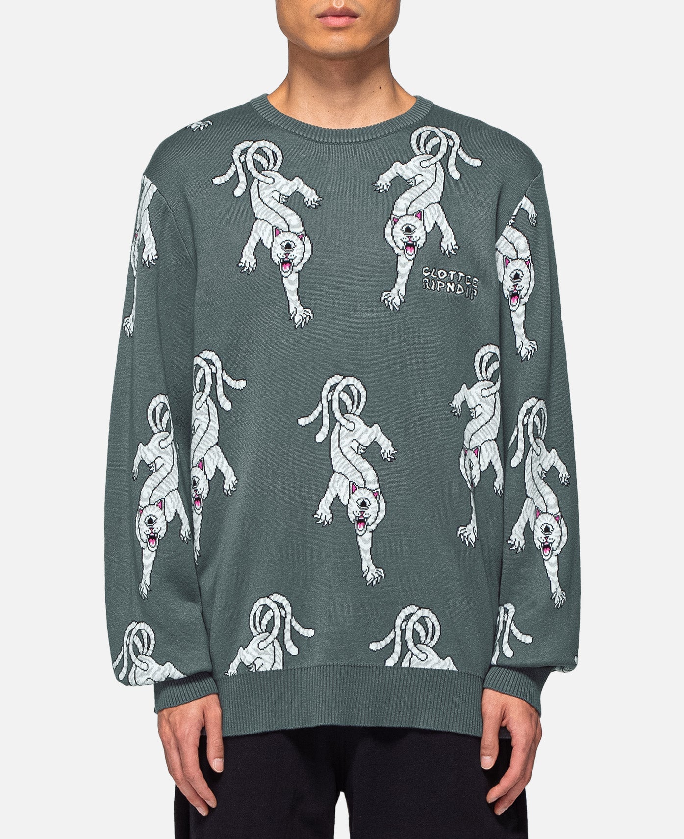 RIPNDIP Isobu Nerm Knit Sweater (Grey)