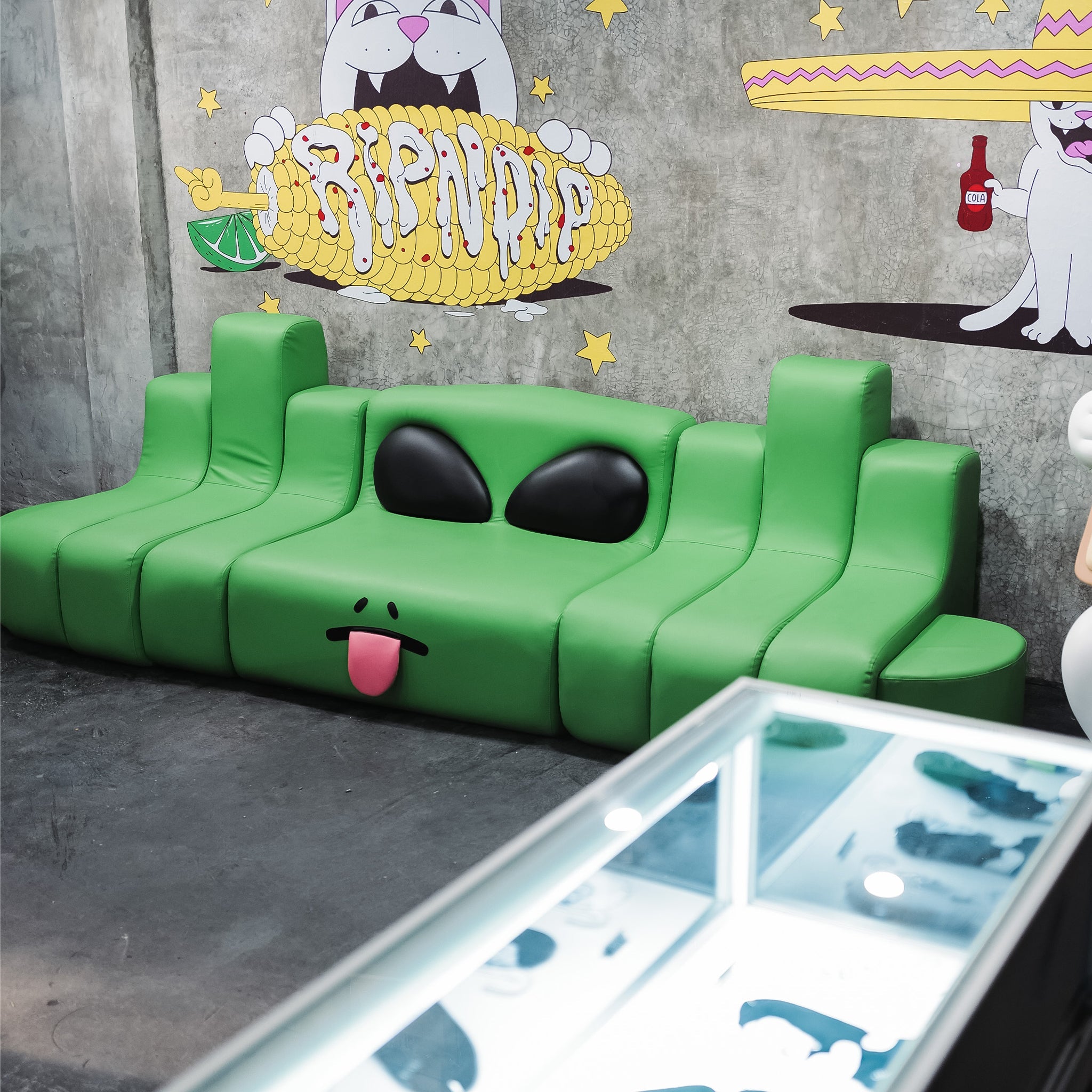 RIPNDIP Alien Face Couch
