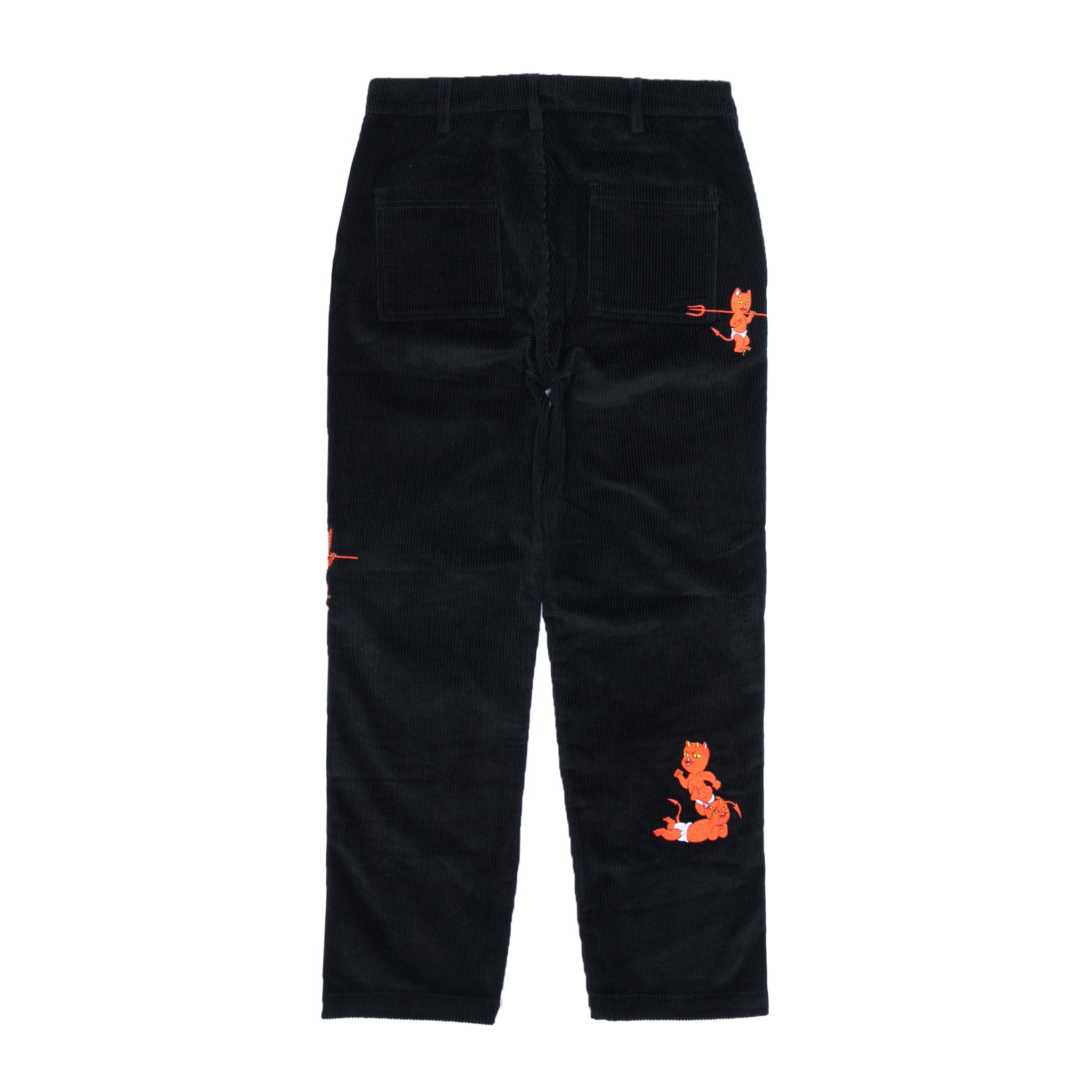 RIPNDIP Devil Baby Corduroy Pants (Black)