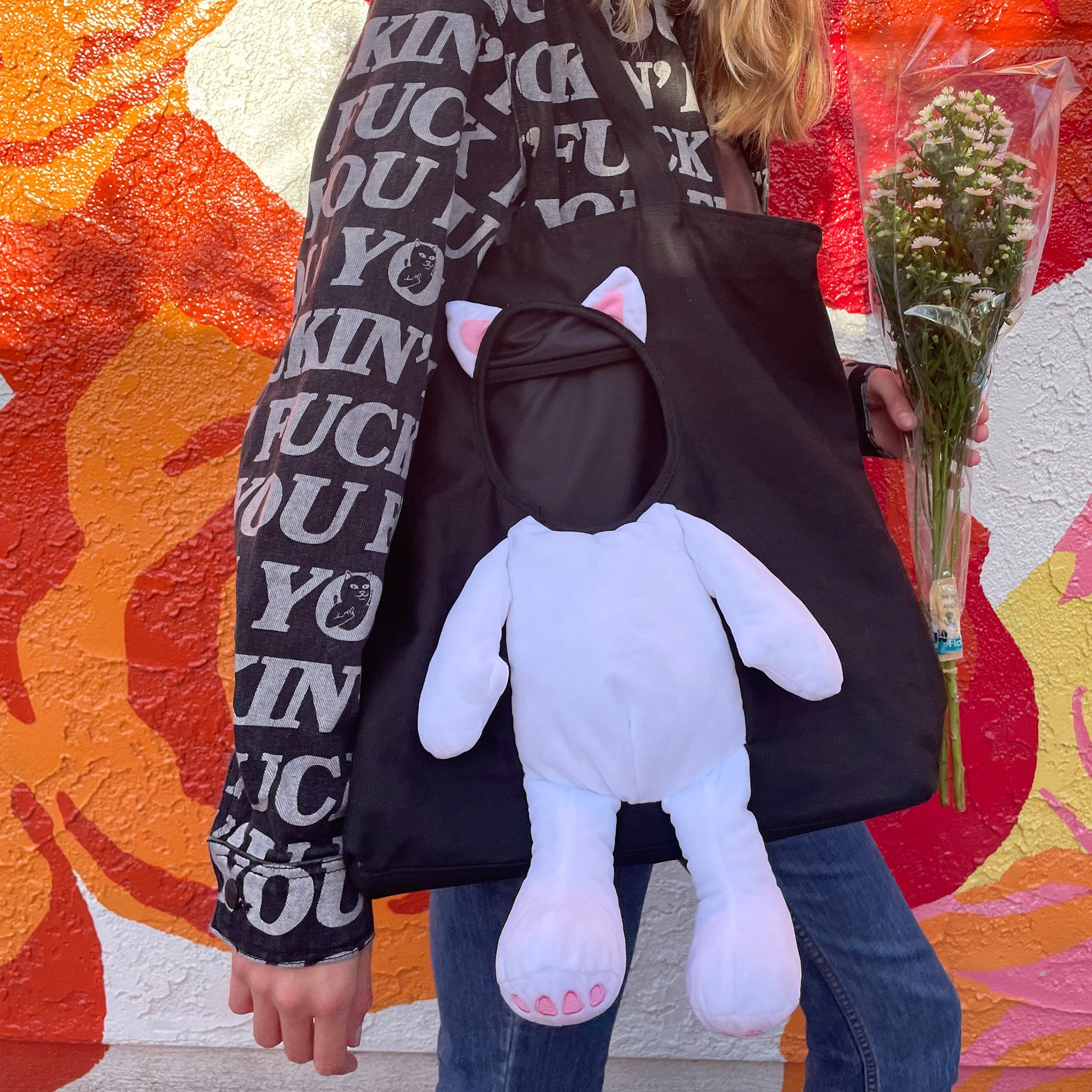 RIPNDIP Lord Nermal Pet Tote (Black)