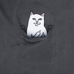 RipNDip Lord Nermal Pocket Tee (Over Dyed Black)