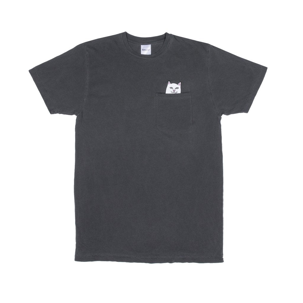 RipNDip Lord Nermal Pocket Tee (Over Dyed Black)