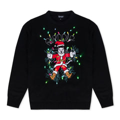 RIPNDIP Electrifying Santa Knit Sweater (Black)