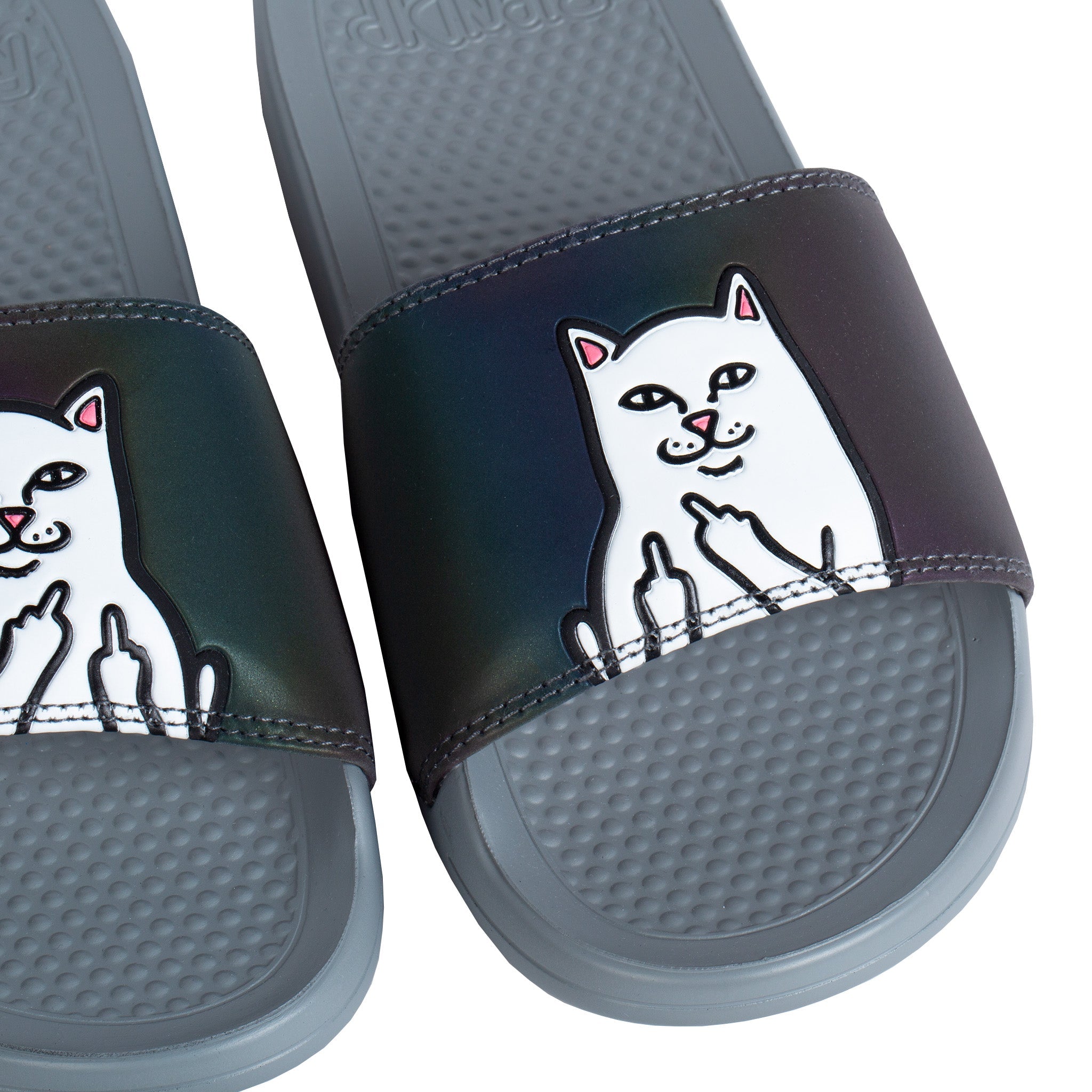 317209 Lord Nermal Slides (Black Iridescent)