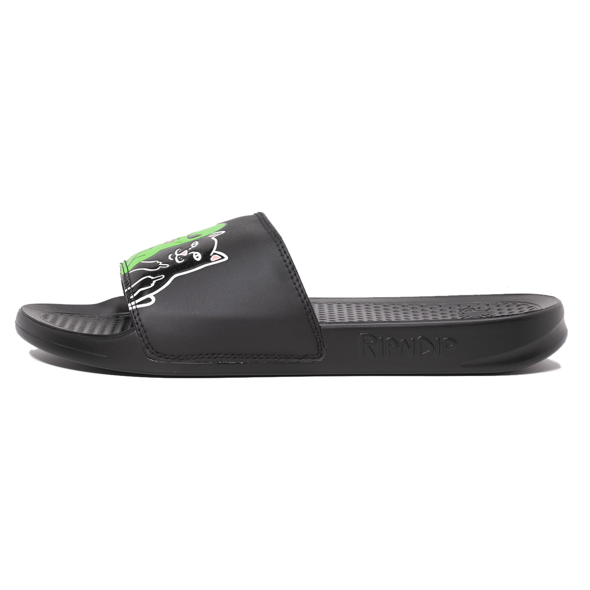RIPNDIP Whole Gang Slides (Black)