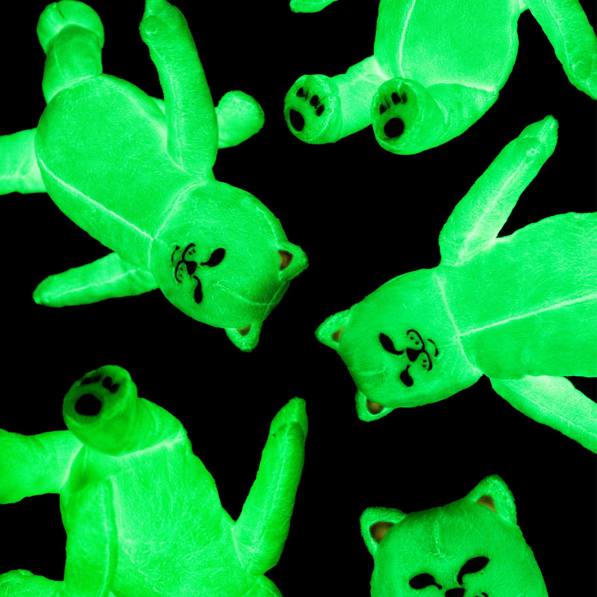 RIPNDIP Lord Nerm Glow In The Dark Plush (White)