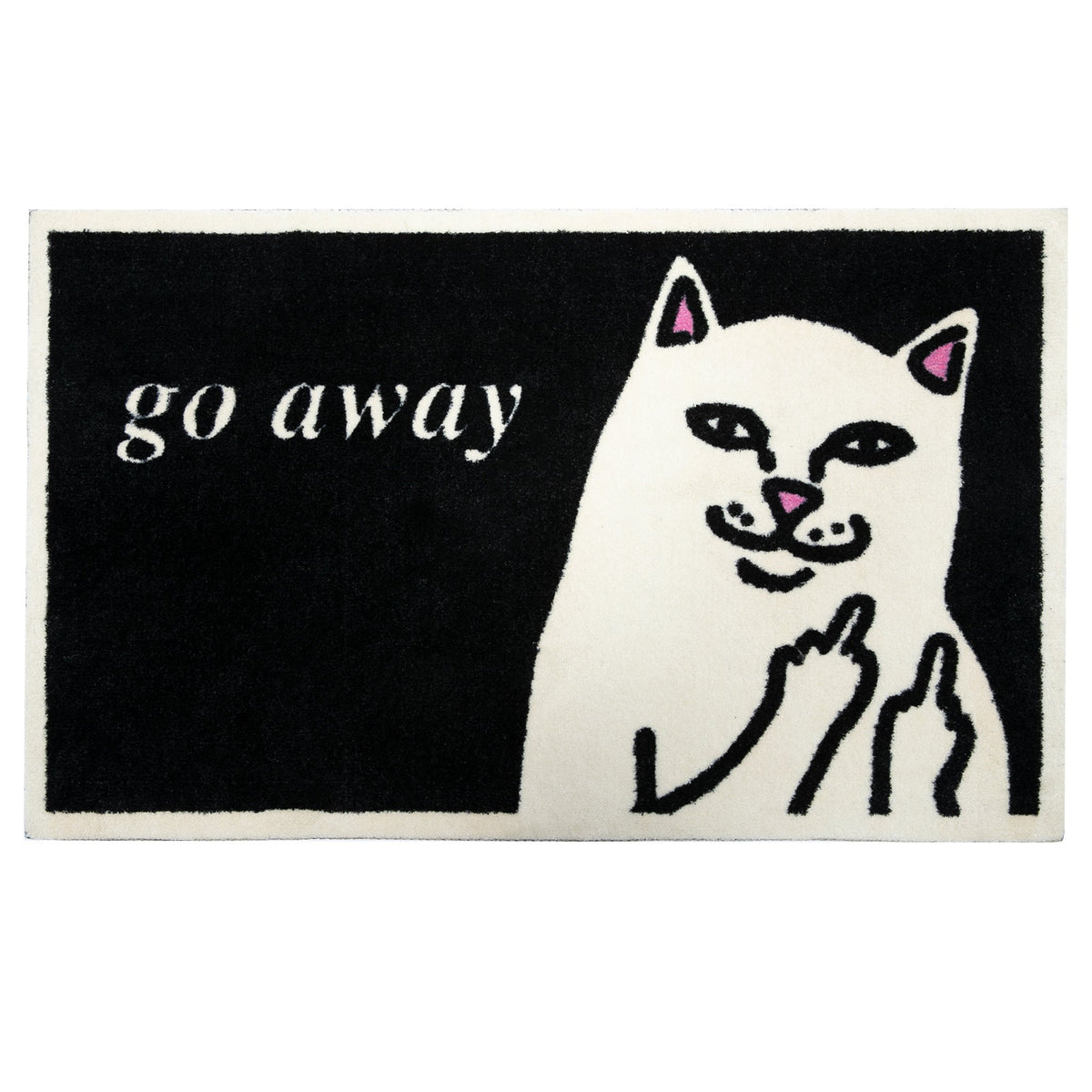 RIPNDIP Go Away Rug (Black)