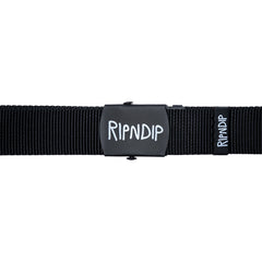 RIPNDIP Logo Web Belt (Black)