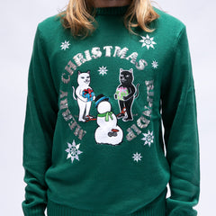 RIPNDIP Tis The Season Sweater (Hunter Green)