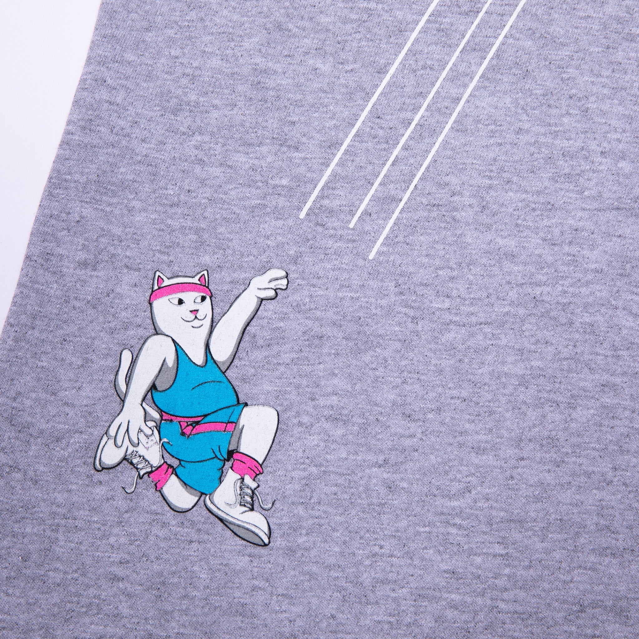 RIPNDIP Hoops Pocket Tee (Heather Grey )