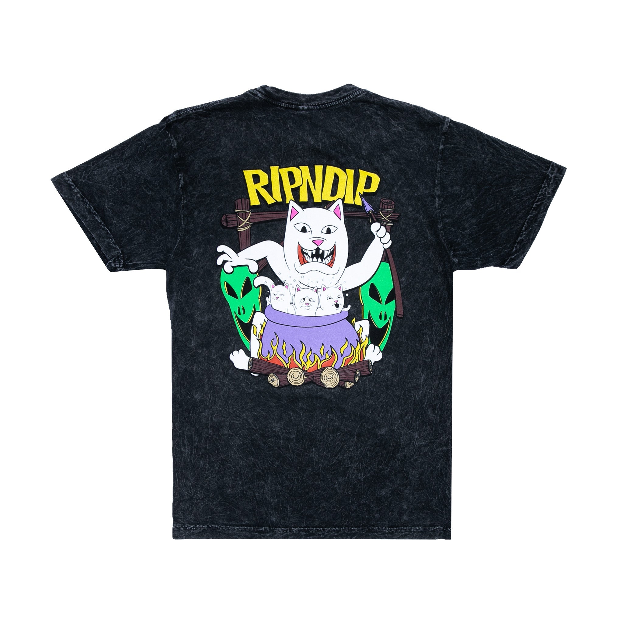 RIPNDIP Hocus Pocus Tee (Black Mineral Wash)