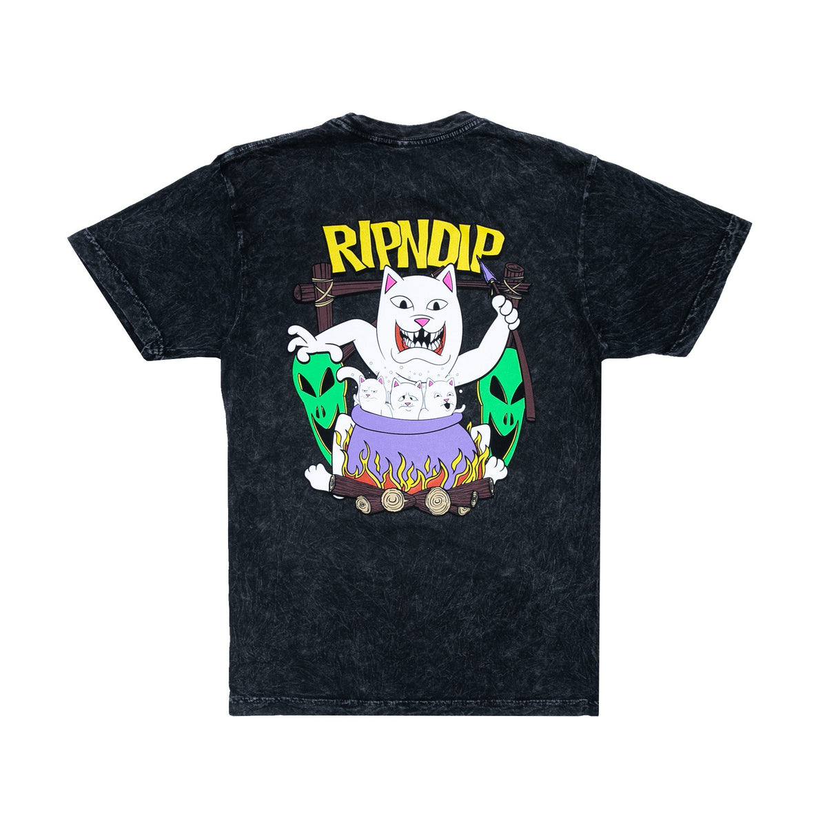RIPNDIP Hocus Pocus Tee (Black Mineral Wash)