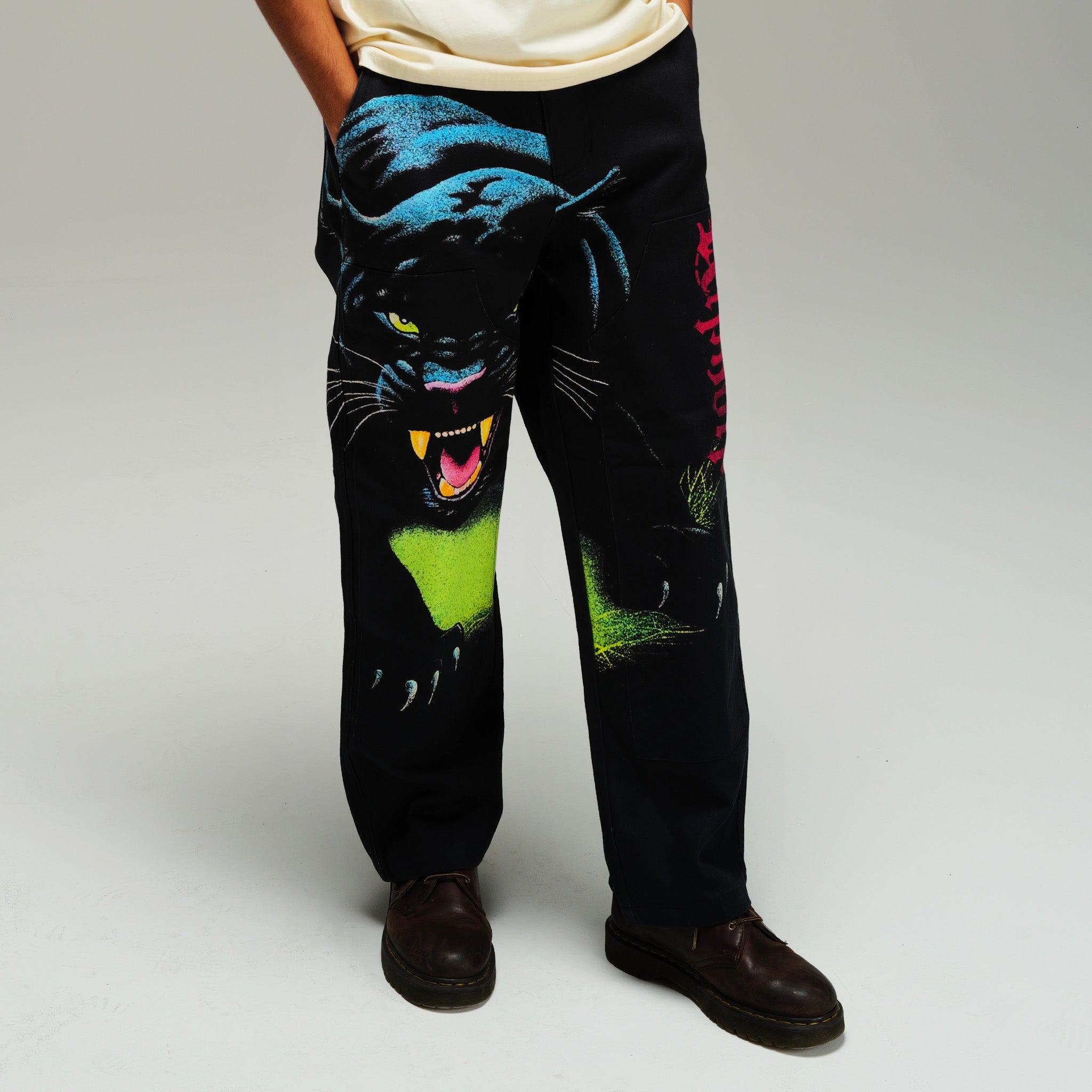 RIPNDIP Fein Double Knee Pants (Black)