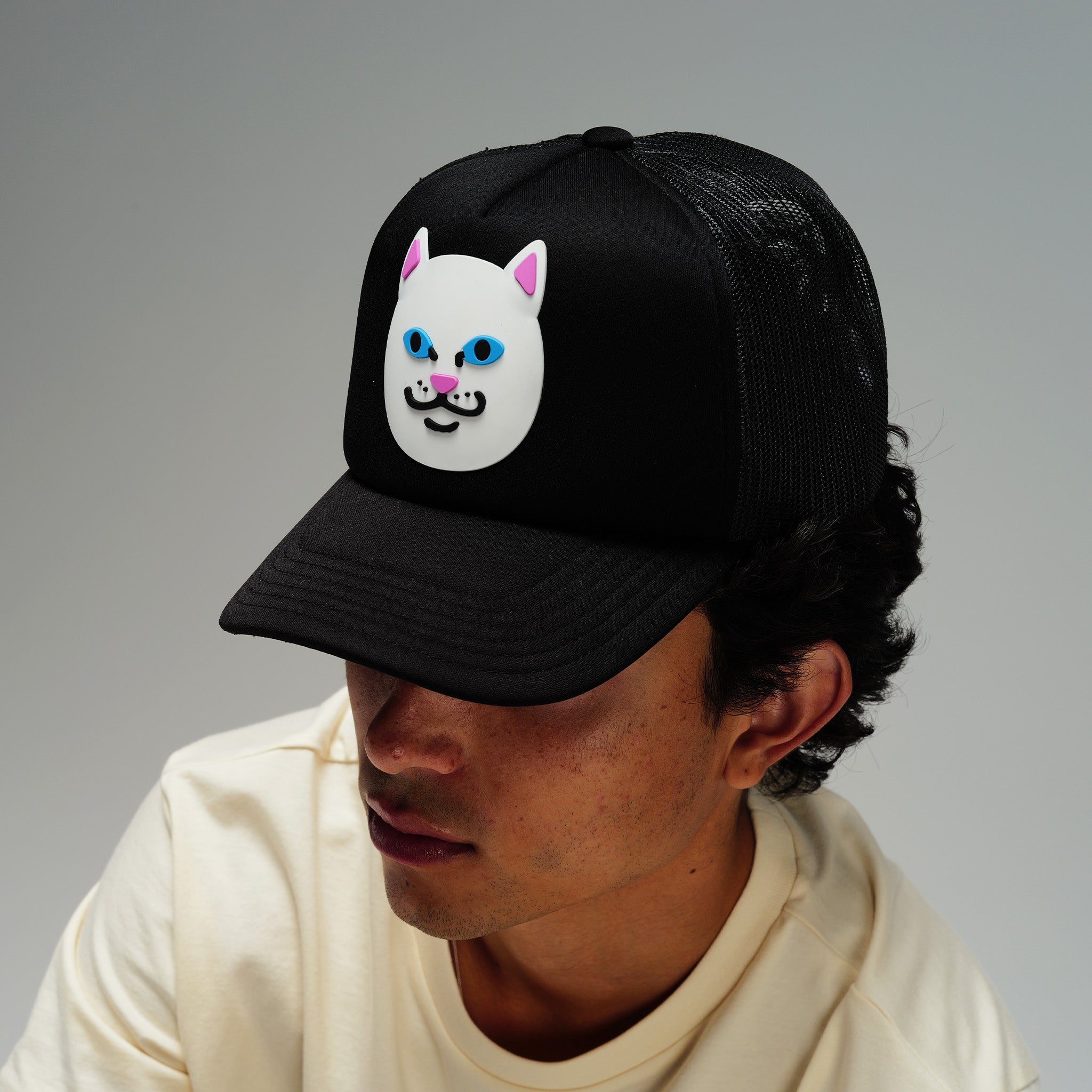 RIPNDIP Casetify x Ripndip Nermal Trucker Hat (Black)