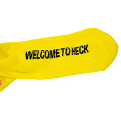 RipNDip Welcome To Heck Socks (Black / Yellow)