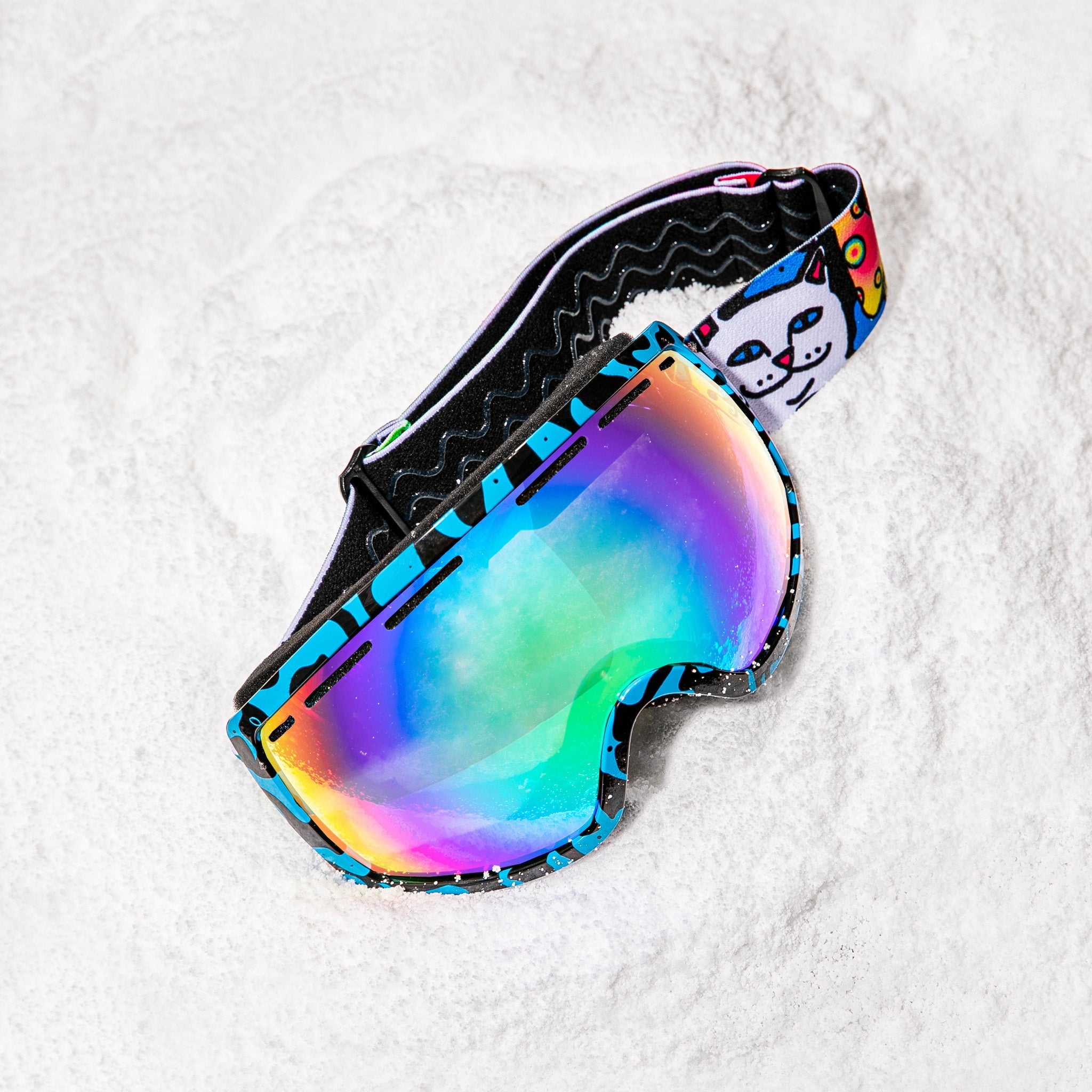 RIPNDIP Psychedelic Goggles (Black/Blue)