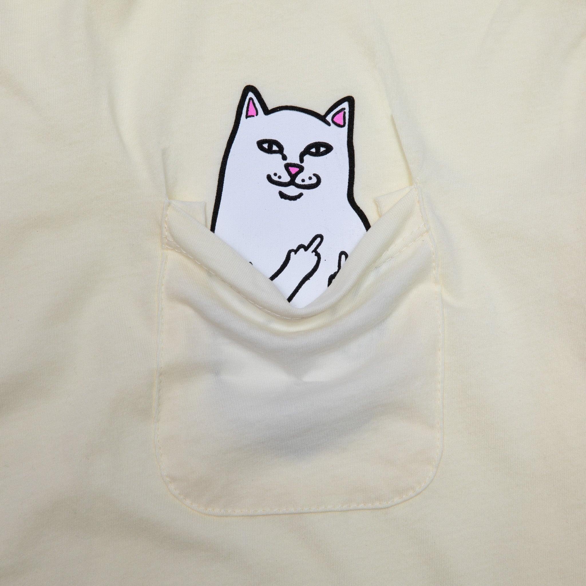RIPNDIP Lord Nermal Pocket Long Sleeve (Natural)