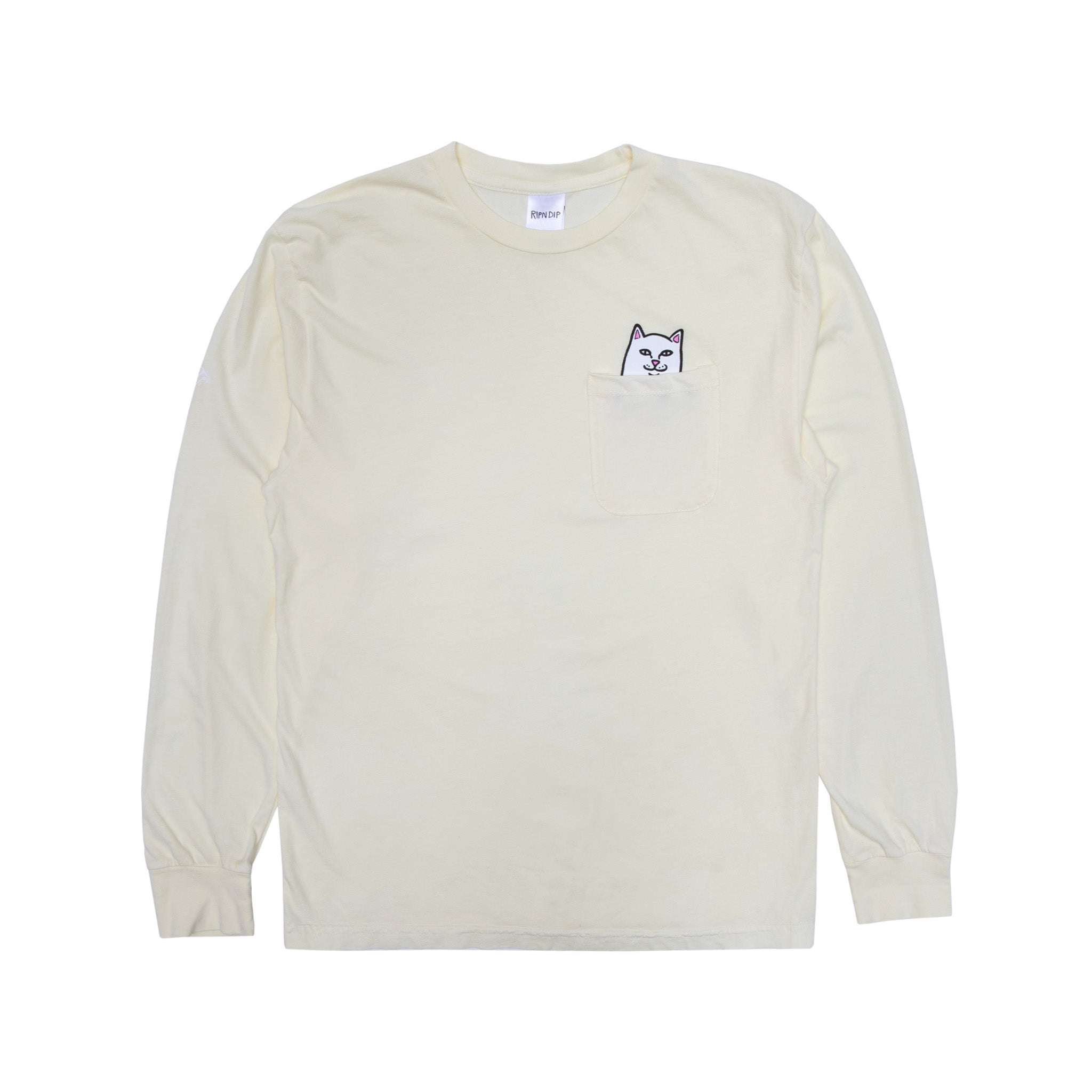 RIPNDIP Lord Nermal Pocket Long Sleeve (Natural)