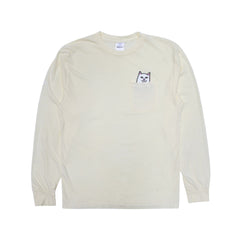 RIPNDIP Lord Nermal Pocket Long Sleeve (Natural)
