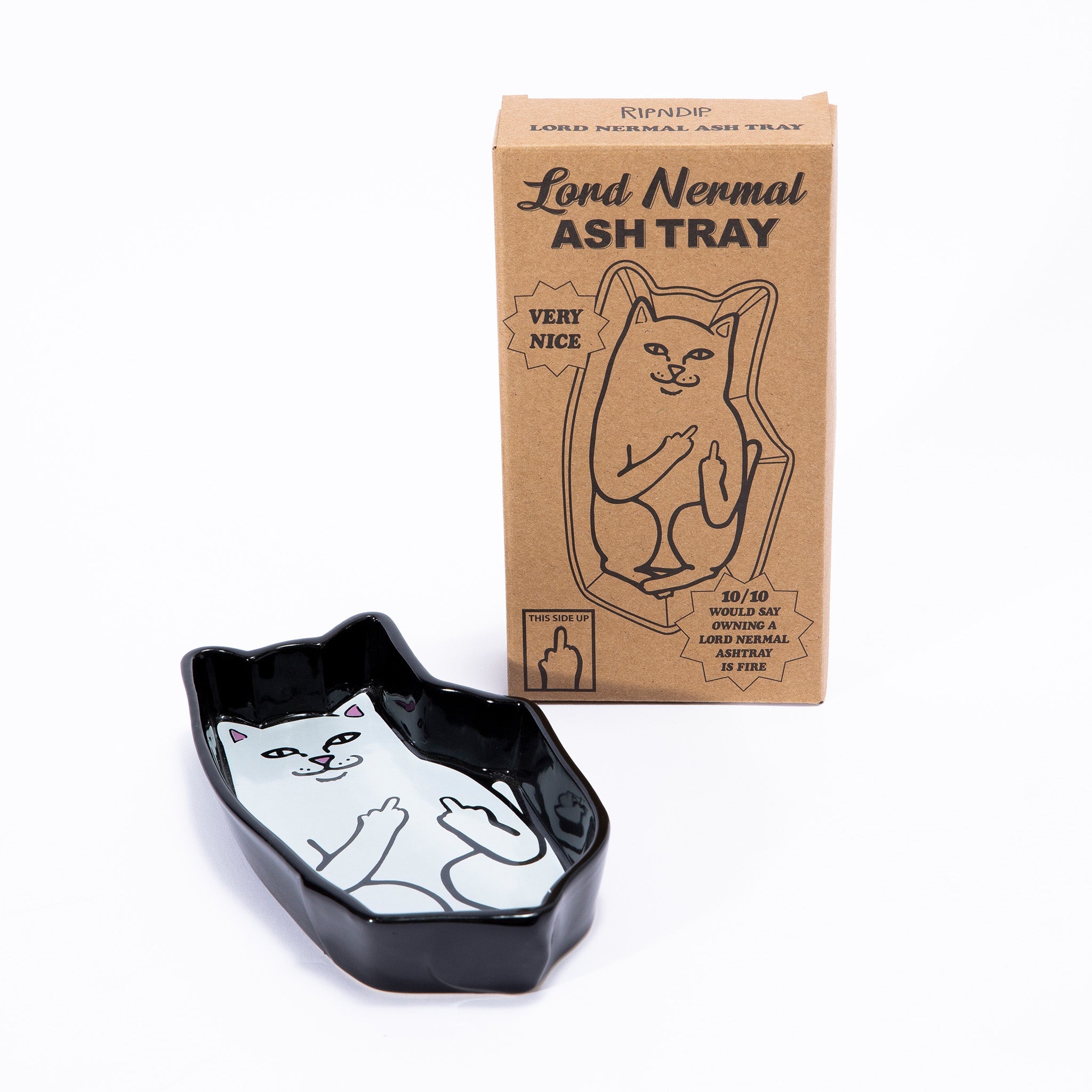 RIPNDIP Lord Nermal Ceramic Ash Tray (Black)