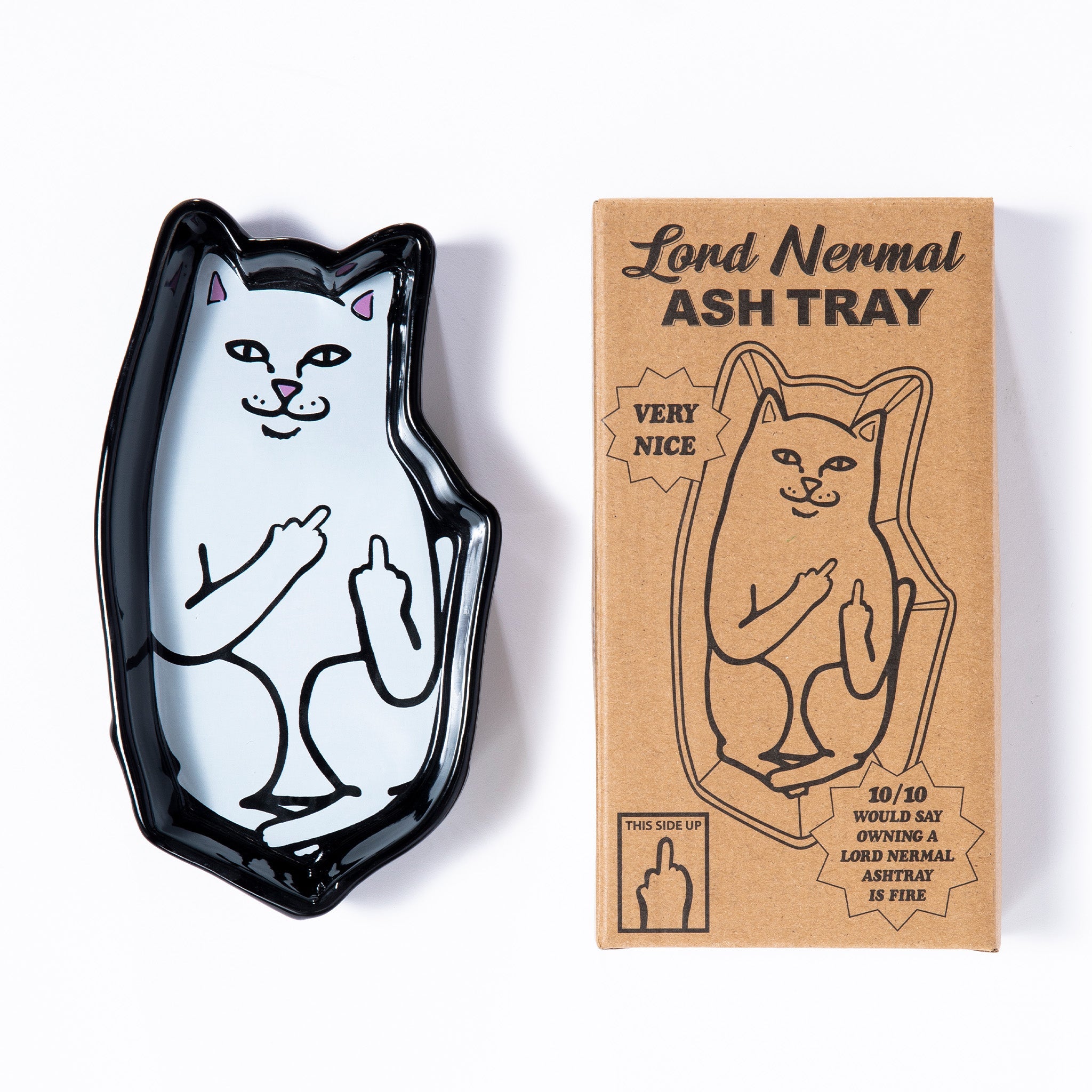 RIPNDIP Lord Nermal Ceramic Ash Tray (Black)