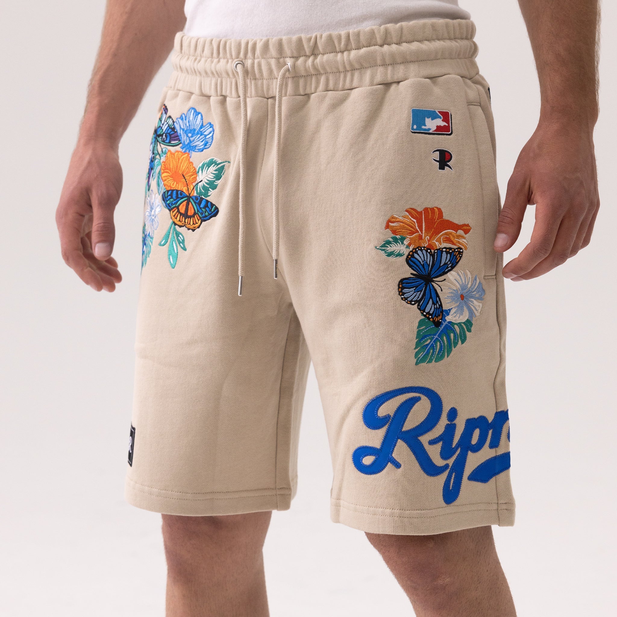 RIPNDIP Los Ripndip Sweatshorts (Off White)