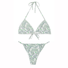 RIPNDIP Moneybag 2pc Bikini Set (Olive)