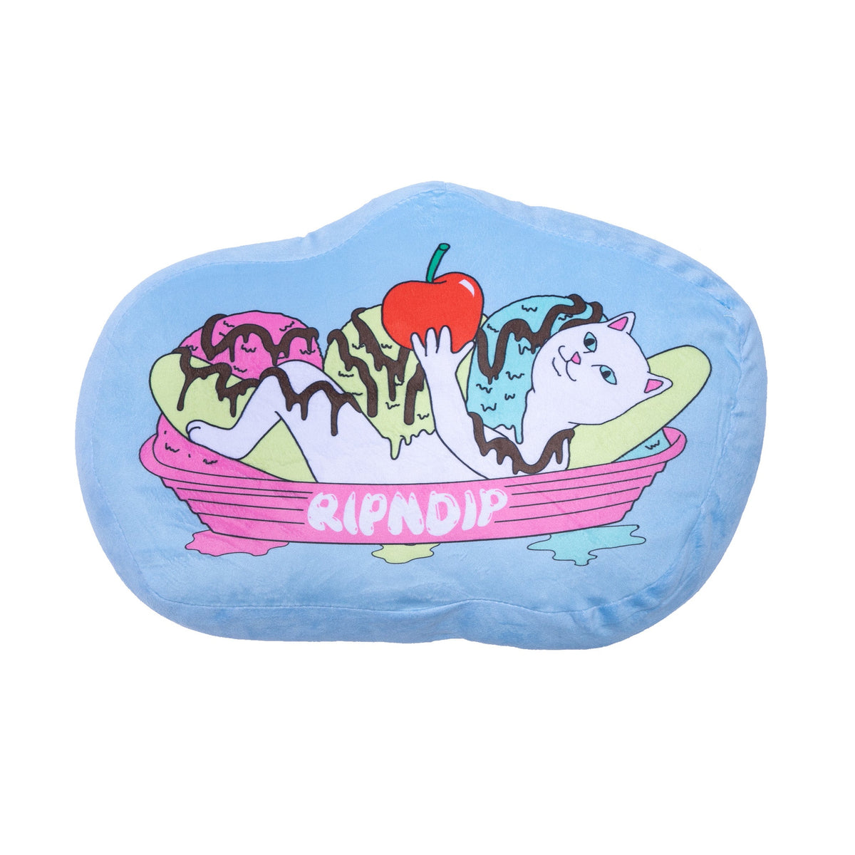 RIPNDIP Nerm Nana Split Pillow (Blue)