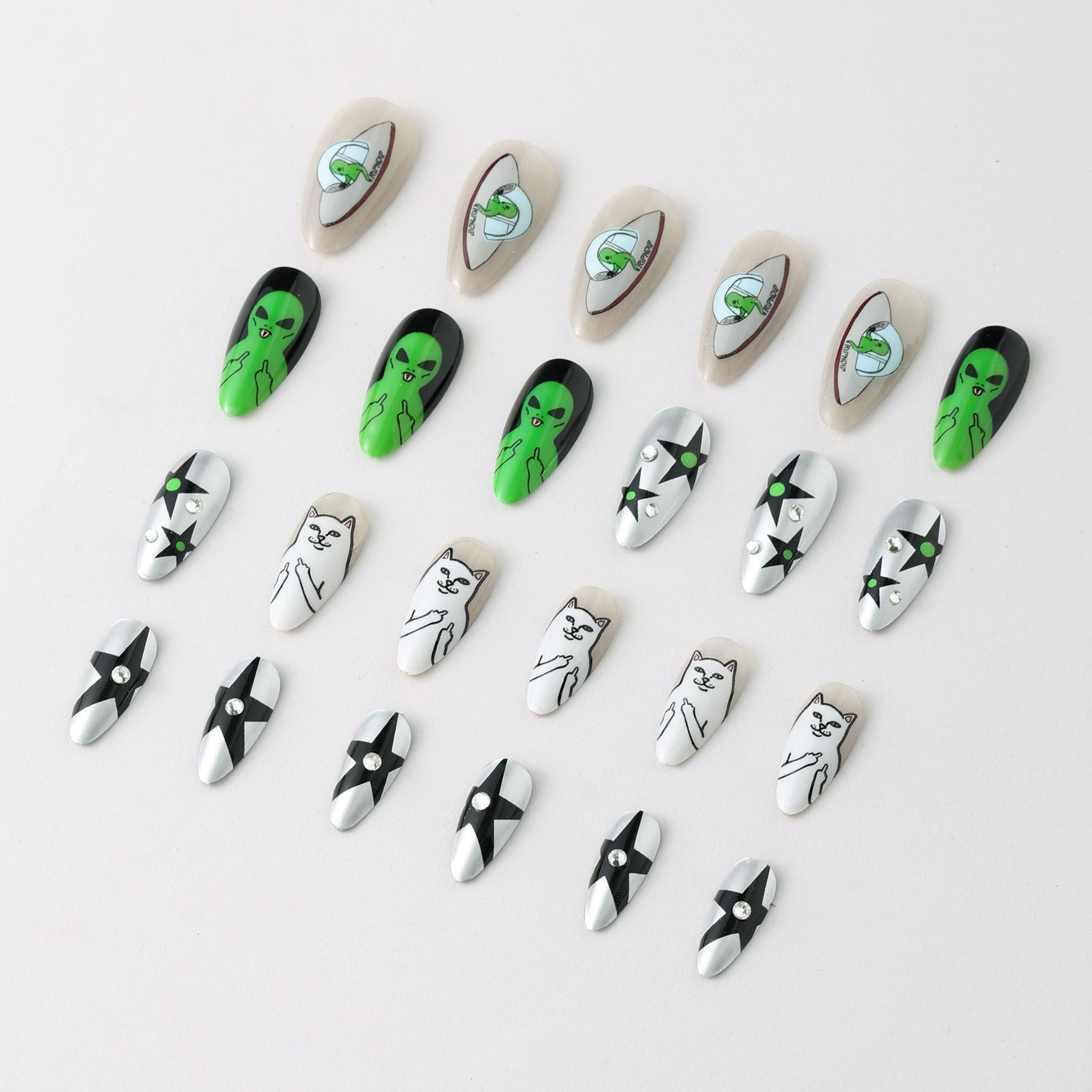RIPNDIP We Out Here Press On Nail Set