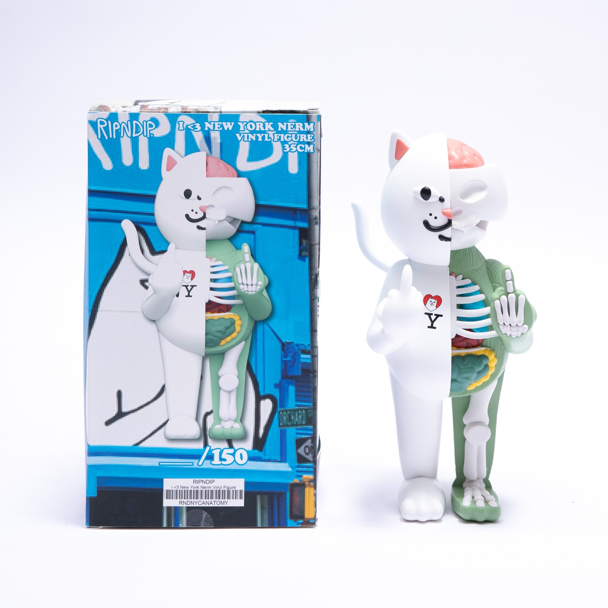RIPNDIP I Heart NY Nerm Anatomy Vinyl Figure
