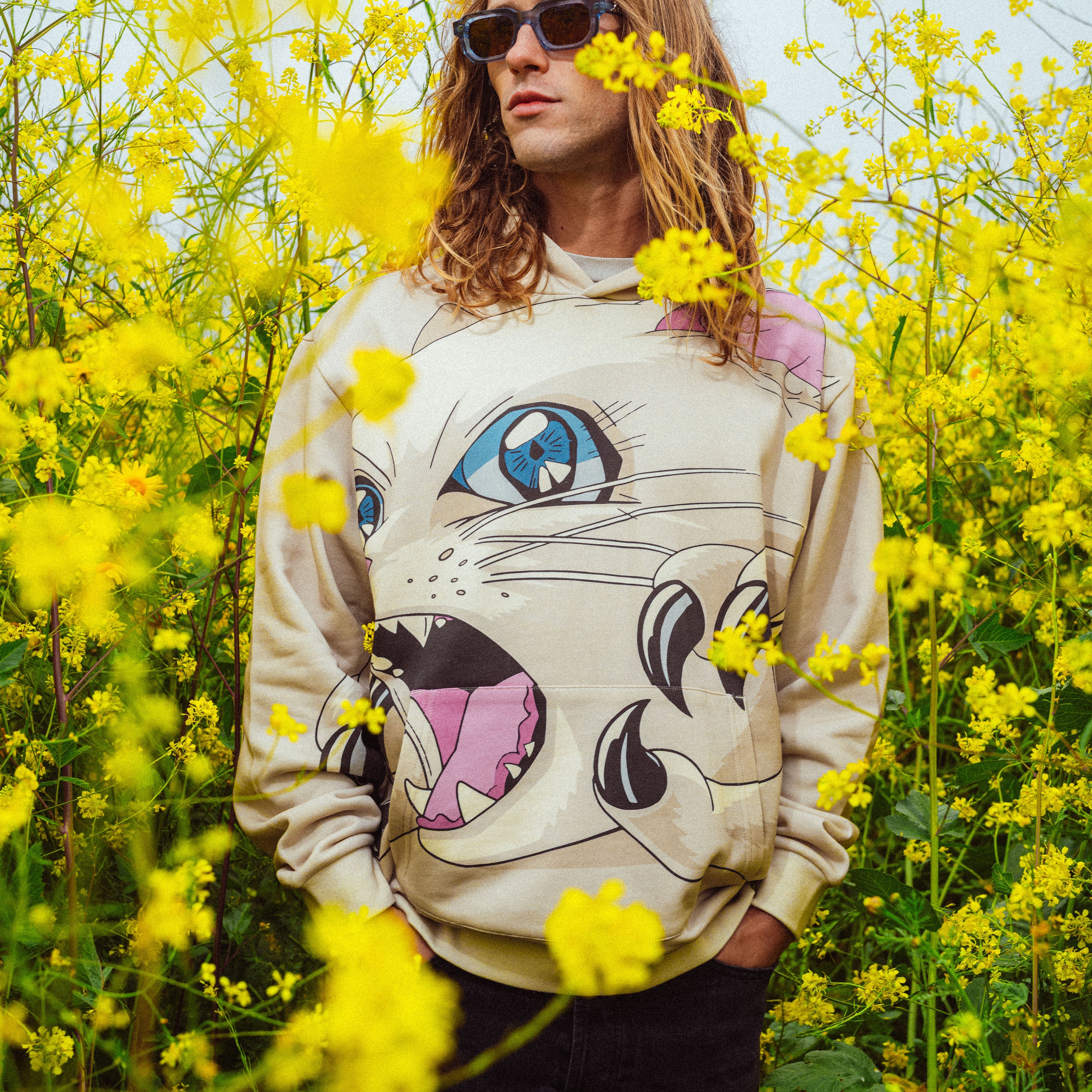 RIPNDIP Metal Claw Hoodie (Bone)