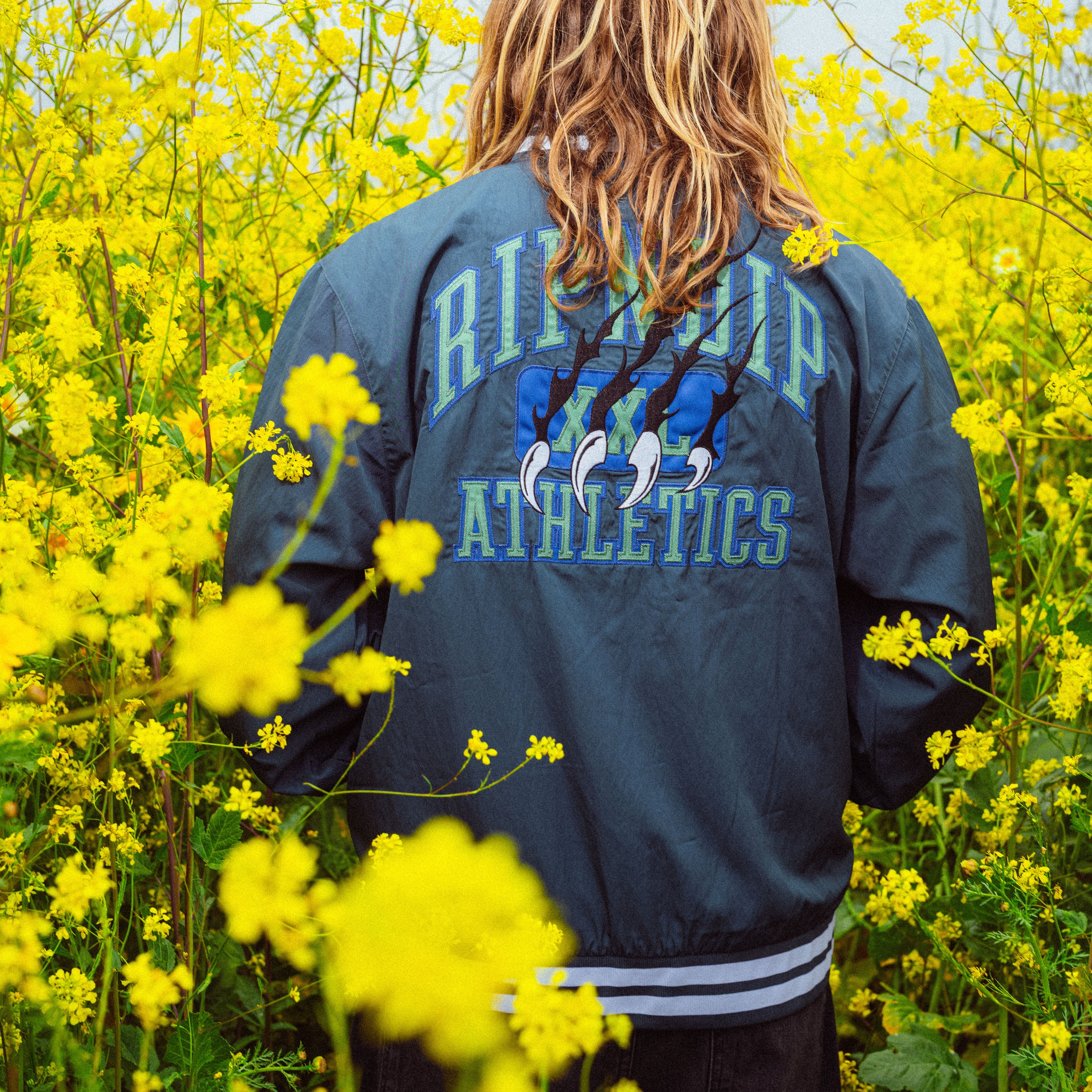 RIPNDIP Ripndip Athletics Stadium Jacket (Navy)