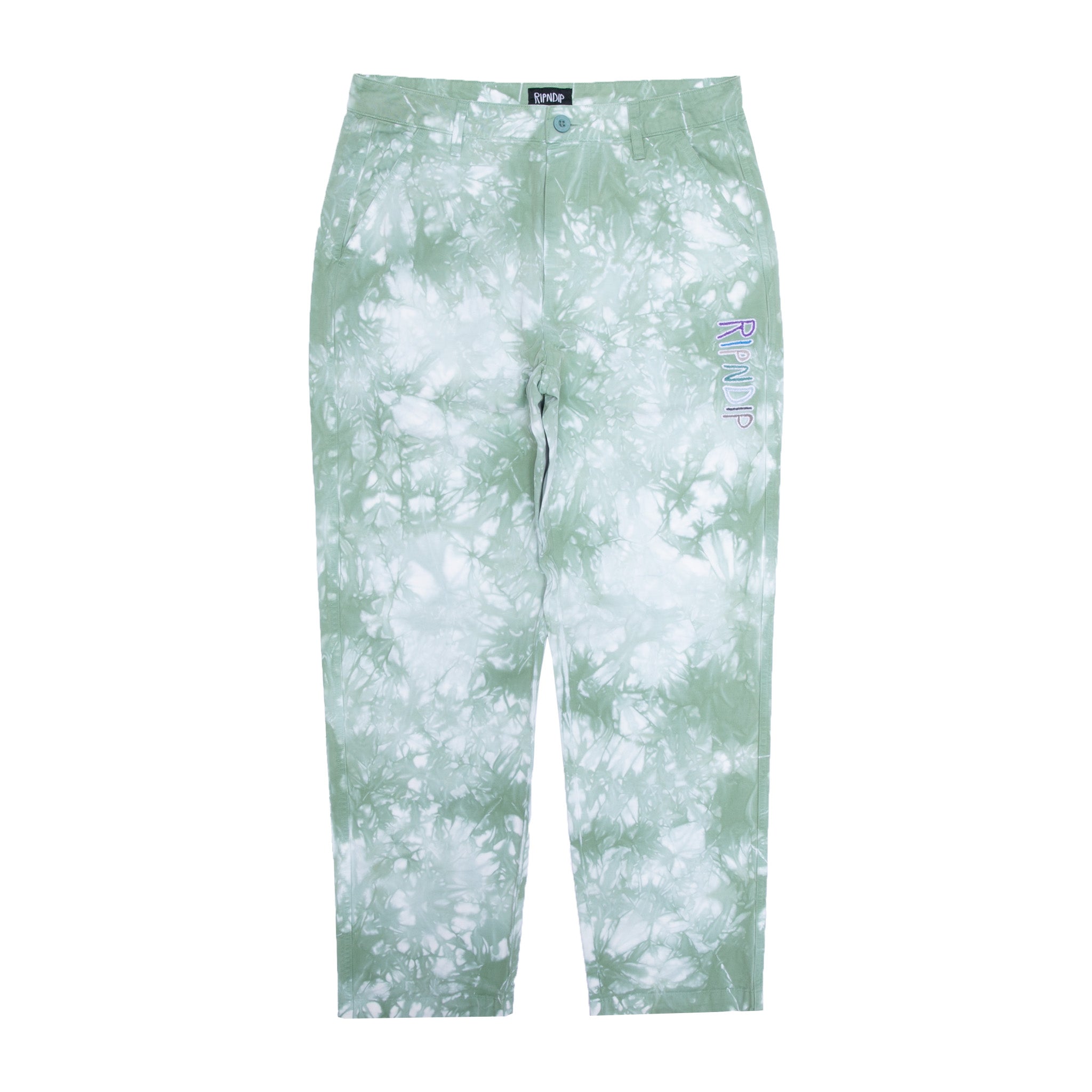 RIPNDIP OG Prisma Twill Pants (Pine Tie Dye)