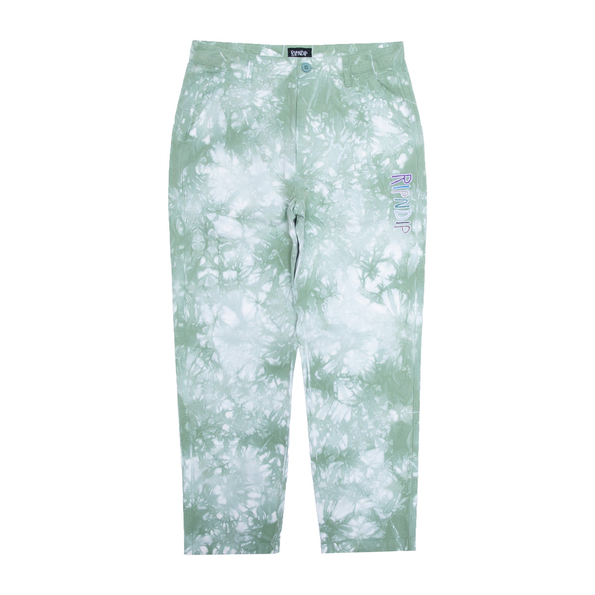 RIPNDIP OG Prisma Twill Pants (Pine Tie Dye)